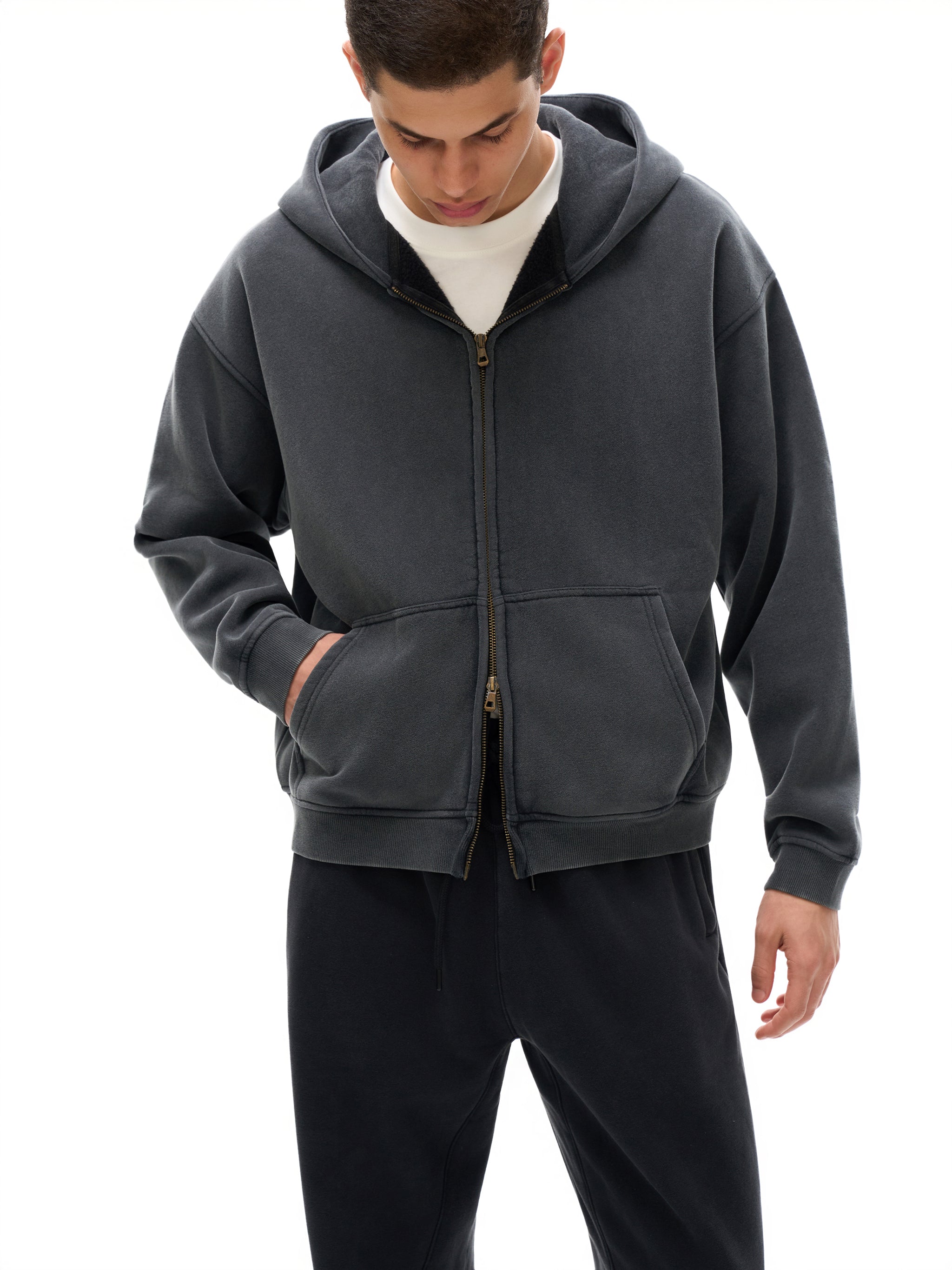 31Svn SDA Boxy Zip up Hoodie